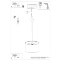 Lampa wisząca NOVA 40 czarna E27 1x15W SL.1406 SOLLUX
