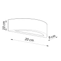 Kinkiet Ceramiczny ATENA 20 E27 1x15W SL.1458 SOLLUX