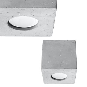 Plafon QUAD Beton SL.0489 SOLLUX