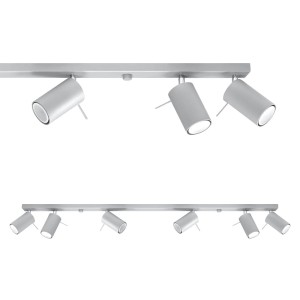 Plafon RING 6L Szary SL.0454 SOLLUX