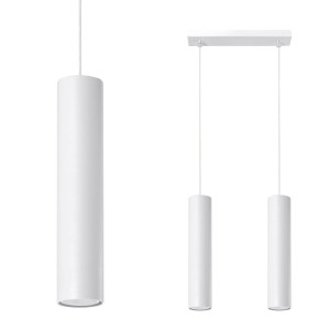 Lampa Wisząca LAGOS 2 Biały SL.0324 SOLLUX