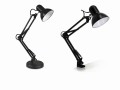 Lampka biurkowa AURIQ kreślarska czarna stojąca/przykręcana KLLAQCZ Kobi