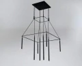 Lampa wisząca ALHA H 8 czarna 9010 SHILO DOHAR