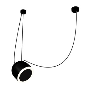 Lampa wisząca DOBO 1 czarna  9035 SHILO DOHAR