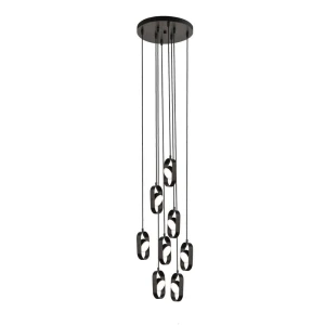 Lampa wisząca ruchoma LED FUROKU czarna 7952 SHILO