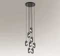 Lampa wisząca ruchoma LED FUROKU czarna 7952 SHILO