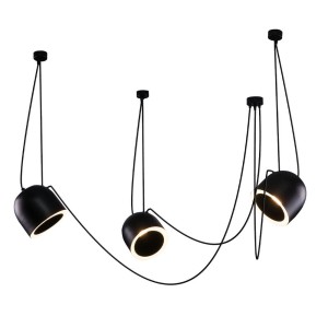 Lampa wisząca DOBO 3 czarna nowoczesna SHILO DOHAR