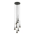 Lampa wisząca LED KANZAKI czarna 7942 SHILO