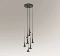 Lampa wisząca LED KANZAKI czarna 7942 SHILO