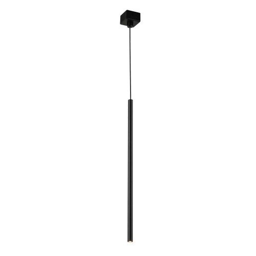 Lampa wisząca pojedyncza rurka KOSAME czarna SHILO