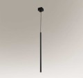 Lampa wisząca pojedyncza rurka KOSAME czarna SHILO