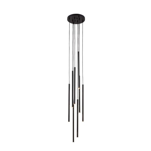 Lampa wisząca 8xG9 KOSAME czarna 7856 SHILO