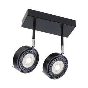 Reflektor spot podwójny ES111 FUSSA czarny 2219 SHILO