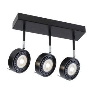 Reflektor spot 3xES111 FUSSA czarny 2220 SHILO