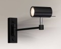 Reflektor Kinkiet FUSSA czarny 2209 SHILO