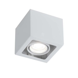 Lampa natynkowa kostka AWA biała 7083 SHILO