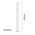 Spot sufitowy 80cm DOHA czarny 1704 SHILO