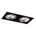Oprawa wpuszczana 2xES111 KOMORO czarna 3309 SHILO