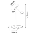 Lampa podłogowa YABU czarna 7876 SHILO