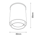 Tuba natynkowa IGA czarna 1115 SHILO