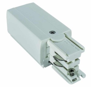 Zasilanie prawe do szynoprzewodu 8108 białe SHILO