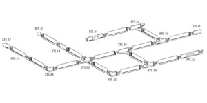 Lampa na szynoprzewód reflektor FUSSA czarna 6601 SHILO