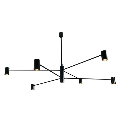 LAMPA WISZĄCA 6XGU10 DAKATA CZARNA 5638 SHILO