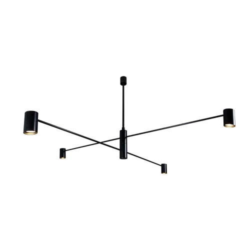 LAMPA WISZĄCA 4XGU10 DAKATA CZARNA 5636 SHILO