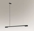 Lampa wisząca LED HAKODA czarna 1954 SHILO