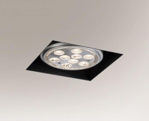 Oprawa wpuszczana 1x ES111 YATOMI czarna 3330 SHILO