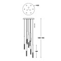 LAMPA WISZĄCA ZUMA LINE ONE PENDANT P0461-09L-B5F7