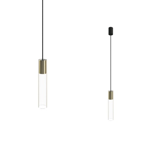 Lampa wisząca CYLINDER SOLID BRASS L 7867 Nowodvorski Lighting