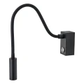 Kinkiet Adjusta 1xLED czarny WL0117-BK Yaskr