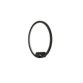 Kinkiet Ringa S 1xLED czarny WL0116-S-BK Yaskr