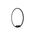 Kinkiet Ringa M 1xLED czarny WL0116-M-BK Yaskr