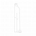Lampa podłogowa kolor czarny LED 500lm 3000-6000K SM-609-BL Zuma Line