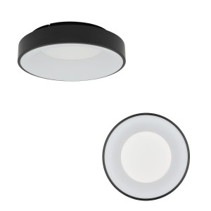 Plafon lampa sufitowa czarna NIKKI ROUND LED 32W 2700lm 4000K 11210 Nowodvorski Lighting