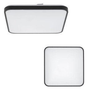 Lampa sufitowa plafon AGNES SQUARE LED PRO Czarny 32W 10986 4000K Nowodvorski Lighting