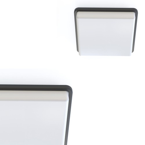 Lampa sufitowa / kinkiet IP44 TAHOE II z czarną ramką do łazienki Nowodvorski Lighting