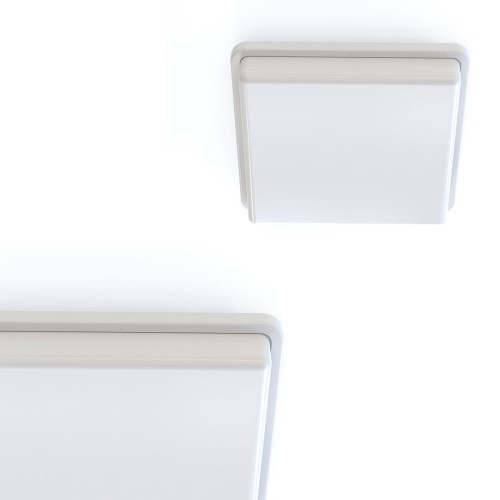 Plafon TAHOE II IP44 łazienkowy kwadratowy z białego tworzywa Nowodvorski Lighting