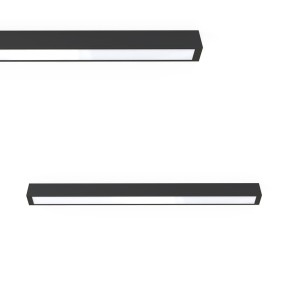 Lampa sufitowa STRAIGHT LED BLACK 90 prostokątna o szerokośc 92cm Nowodvorski Lighting