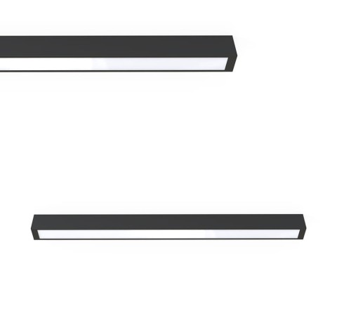 Lampa sufitowa STRAIGHT LED BLACK 90 prostokątna o szerokośc 92cm Nowodvorski Lighting