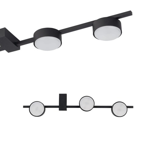 Plafon czarny PILLS BLACK III 8263 Nowodvorski Lighting