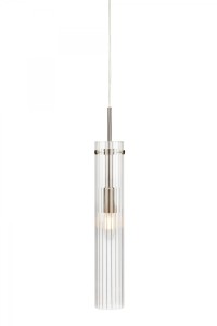 Lampa wisząca TUBO transparentny/stal 108112 Markslojd