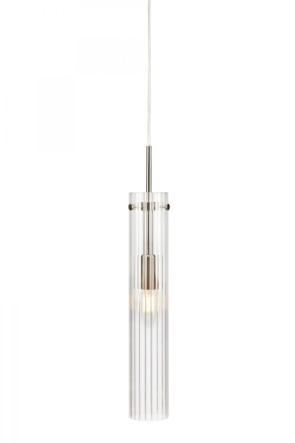 Lampa wisząca TUBO transparentny/stal 108112 Markslojd