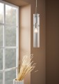 Lampa wisząca TUBO transparentny/stal 108112 Markslojd
