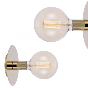 DISC Kinkiet/Sufitowa 1L Złoty 106154 Markslojd