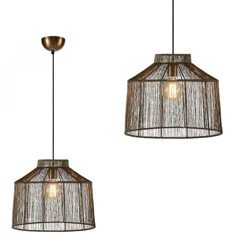 Lampa wisząca CAPANNA Pendant 1L Antyczny Mosiądz 108667 Markslojd
