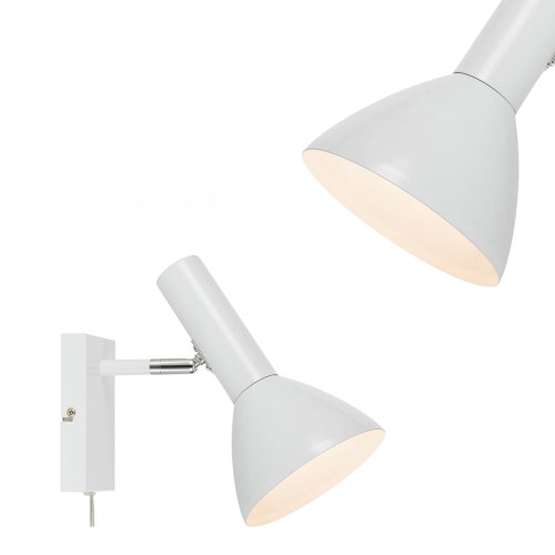 Kinkiet METRO Wall 1L Błyszczący Biały 108689 Markslojd