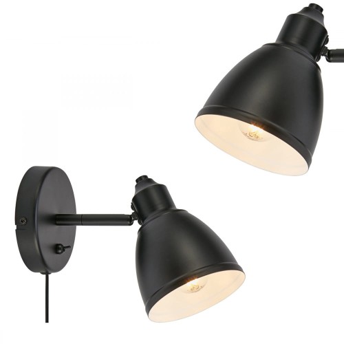 Kinkiet STORY Wall 1L Matt Czarny 108712 Markslojd